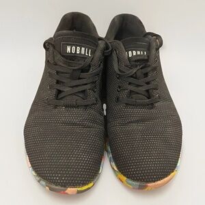 NOBULL Outwork Trainers Men’s 7.5 / Women’s 9 Black Pixel Sole CrossFit  Shoes